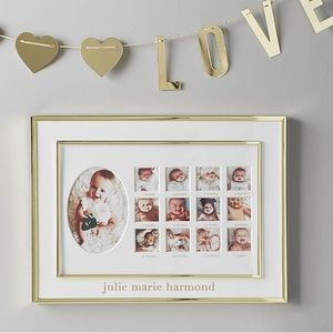 Pottery Barn Baby Polished First Year Frame